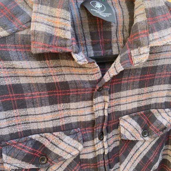 Pretty Cult Flannel Unisex Multicolor Plaid Hermit Tarot S Patch Virgo Dark Art - Picture 14 of 15